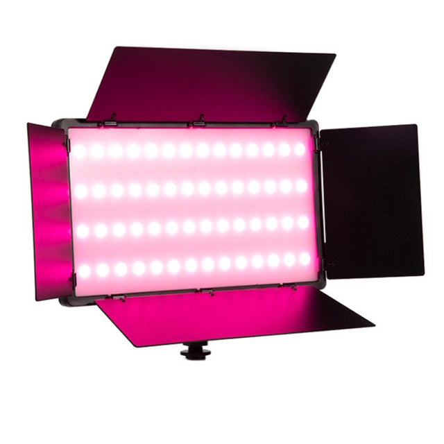 480+76 LEDs RGB Adjustable Live Shooting Fill Light Phone SLR Photography Lamp, EU Plug, Spec: 12 inch