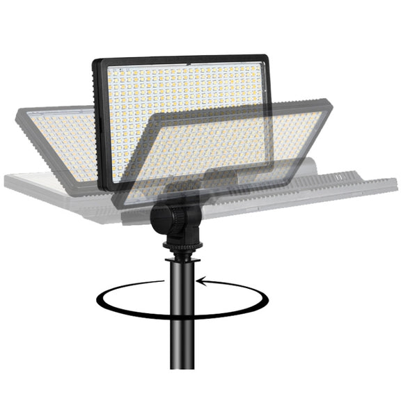 280+52 LEDs RGB Adjustable Live Shooting Fill Light Phone SLR Photography Lamp, EU Plug, Spec: 10 inch