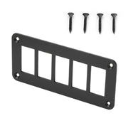 Road Aluminum Rocker Switch Panel Housing Bracket for Narva Type Boats Automotive Switch Parts, Specification: 5 Holes