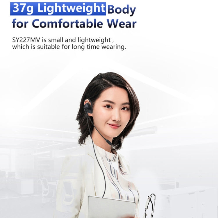 SOYTO SY227 Single-side Operator Ear Hook Headset Corded Computer Headset, Interfaces: Separation USB Wire Control - Microphones & Headsets by SOYTO | Online Shopping South Africa | PMC Jewellery | Buy Now Pay Later Mobicred