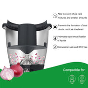 For Thermomix TM5 / TM6 Kitchen Machine Anti-Splash Protective Cover Crushing Mixing Cap(Grey)