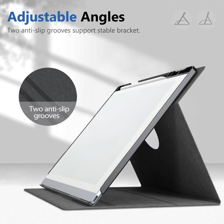 For ReMarkable 2 10.3 Inch 2020 Paper Tablet Case Multi-Viewing Adjustable Folding Book Folio Cover(Grey) - Others by PMC TechLife | Online Shopping South Africa | PMC TechLife | Buy Now Pay Later Mobicred