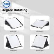 For ReMarkable 2 10.3 Inch 2020 Paper Tablet Case Multi-Viewing Adjustable Folding Book Folio Cover(Grey)