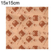 100sheets /Pack Bear Pattern Greaseproof Paper Baking Wrapping Paper Food Basket Liners Paper  15x15cm - Retail Packaging by PMc TechLife | Online Shopping South Africa | PMc TechLife | Buy Now Pay Later Mobicred