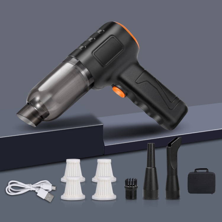 Car Vacuum Cleaner Large Suction Power Wireless Pump Inflatable Blower Handheld Small Vacuum Cleaner, Style: Brushless 260W+4 Filters+Air Bag (Black) - free shipping - PMC TechLife - Order now!