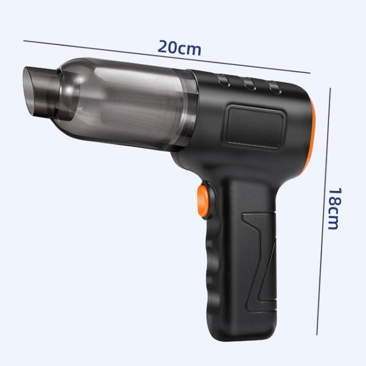 Car Vacuum Cleaner Large Suction Power Wireless Pump Inflatable Blower Handheld Small Vacuum Cleaner, Style: Brush 200W+3 Filters+Air Bag (White) - Vacuum Cleaner by PMC TechLife | Online Shopping South Africa | PMC TechLife | Buy Now Pay Later Mobicred