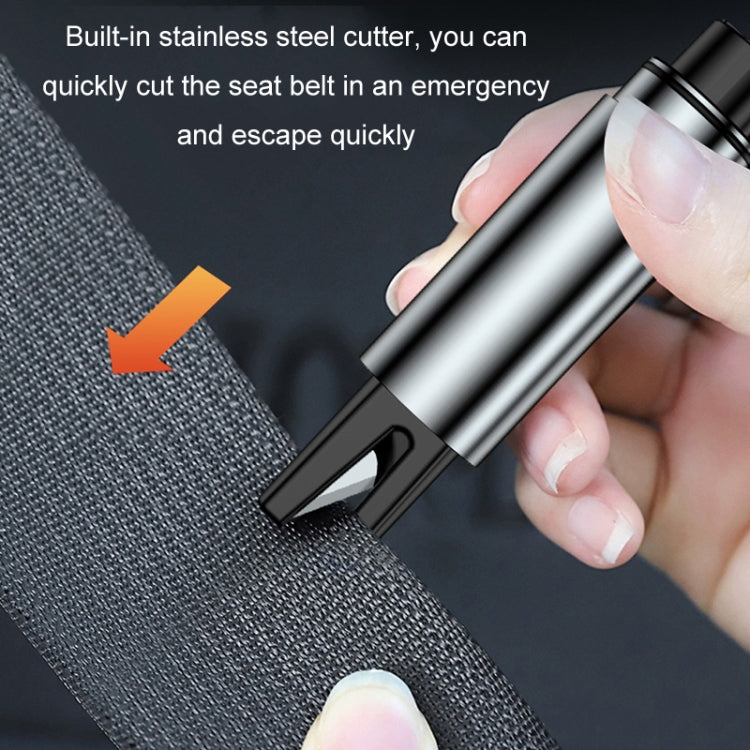 Car Glass Safety Hammer Multifunctional Emergency Escape Tool, Color: Black