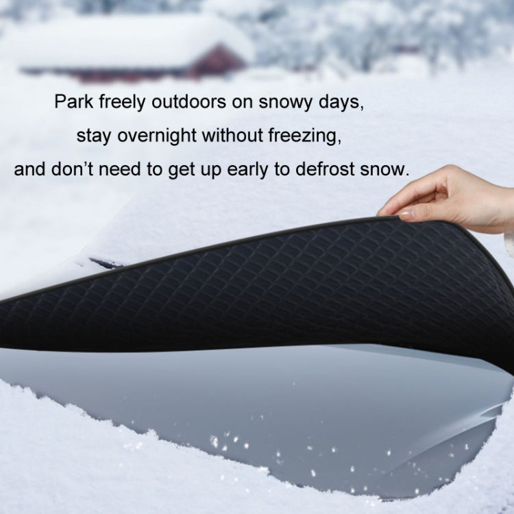 Car Front Windshield Snow and Anti-freeze Thickened Car Cover, Size: Black Yellow Sedan - Window Foils & Solar Protection by PMC TechLife | Online Shopping South Africa | PMC TechLife | Buy Now Pay Later Mobicred