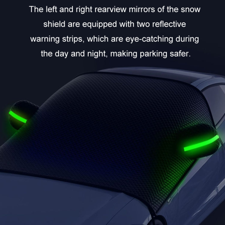 Car Front Windshield Snow and Anti-freeze Thickened Car Cover, Size: Black Yellow Sedan - Window Foils & Solar Protection by PMC TechLife | Online Shopping South Africa | PMC TechLife | Buy Now Pay Later Mobicred