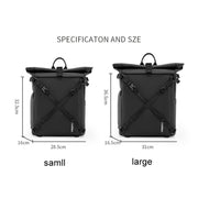 Cwatcun D113 Shoulder Leisure Camera Bag Water-resistant High Capacity Outdoor Travel Photography Bag, Color: Small Black