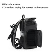 Cwatcun D113 Shoulder Leisure Camera Bag Water-resistant High Capacity Outdoor Travel Photography Bag, Color: Large Black