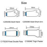 Fracture Water-resistant Plaster Postoperative Bathing Protection, Model: C100048 Thigh Plaster