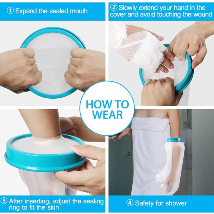 Fracture Waterproof Plaster Postoperative Bathing Protection, Model: C175230 Knee Double Pass - free shipping - PMC TechLife - Order now!