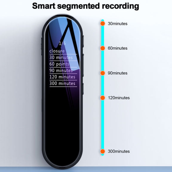 Q53 Ultra Long Standby Timer Voice Recorder HD Noise Canceling Recording Device, Size: 16GB(Black)