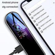 Q53 Ultra Long Standby Timer Voice Recorder HD Noise Canceling Recording Device, Size: 8GB(Black)