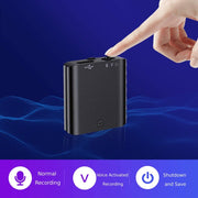 Q63 HD Noise Canceling Magnetic Voice Recorder Portable Intelligent Voice Activated Recording Pen, Capacity: 32GB(Black)