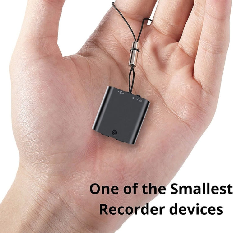 Q63 HD Noise Canceling Magnetic Voice Recorder Portable Intelligent Voice Activated Recording Pen, Capacity: 8GB(Black)