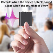 Q63 HD Noise Canceling Magnetic Voice Recorder Portable Intelligent Voice Activated Recording Pen, Capacity: 32GB(Black)