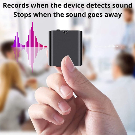 Q63 HD Noise Canceling Magnetic Voice Recorder Portable Intelligent Voice Activated Recording Pen, Capacity: 32GB(Black)