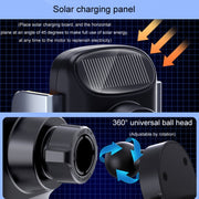 Smart Induction Wireless Charger Car Cell Phone Holder Solar Fast Charging Air Vent Navigation Stand(Universal)
