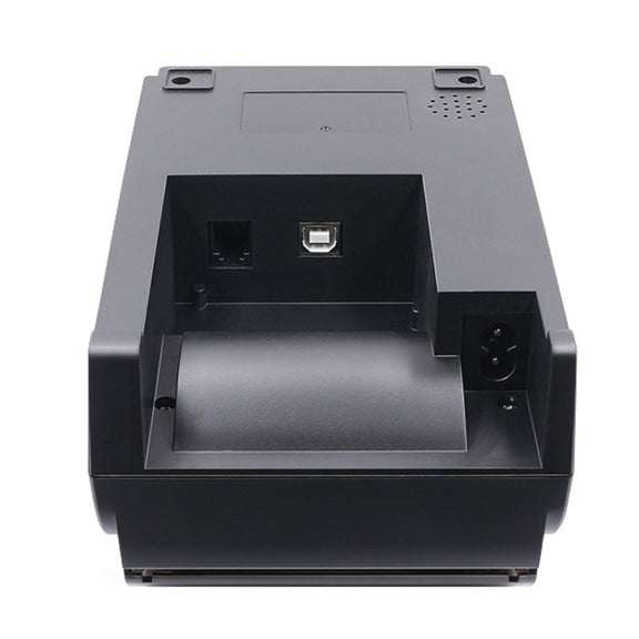 58mm USB Computer Version+Mobile Bluetooth Automatic Order Takeout Receipt Cashier Thermal Printer(EU Plug)