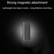 Q25 Intelligent Voice Recorder With Screen HD Noise Canceling Back Clip Voice Reporter, Size: 4GB(Black)