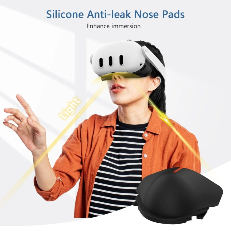 AMVR Q3FC1 For Meta Quest3 Mask Ice Silk Breathable Leather Material(Mask+1 Ice Silk) - free shipping - PMC TechLife - Order now!