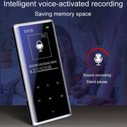 M27 1.8 Inch Bluetooth MP3/MP4 Music Player E-Book Recorder, Size: 8GB(Black)