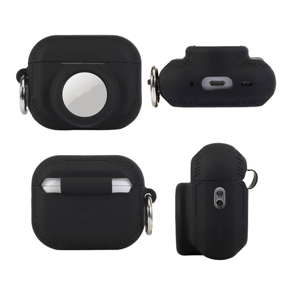 For AirPods Pro 2 / Airtag 2 In 1 All-inclusive Silicone Anti-drop Protection Case(White)