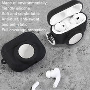 For AirPods Pro 2 / Airtag 2 In 1 All-inclusive Silicone Anti-drop Protection Case(Black)