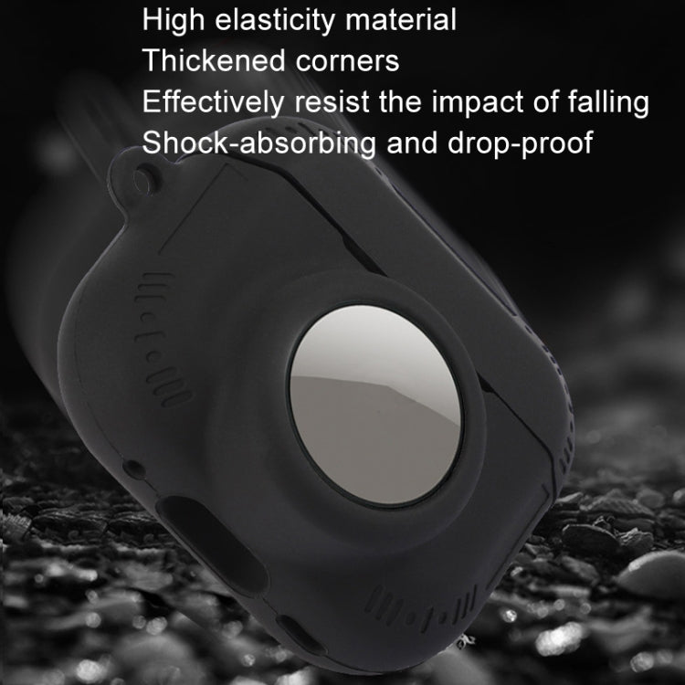 For AirPods Pro 2 / Airtag 2 In 1 All-inclusive Silicone Anti-drop Protection Case(Deep Blue)