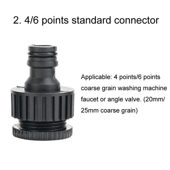 Household High Pressure Car Wash Metal Water Jet Car Brushing Booster Nozzle, Accessories: 4 Connector+5m Pipe