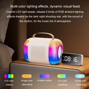 Y5 2 Microphone Portable Bluetooth Speaker Home And Outdoor Wireless Karaoke Audio(Black)