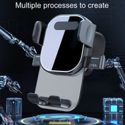 Automotive Navigation Bracket Car Air Vent Phone Fixed Support Clip, Style: Texture Model