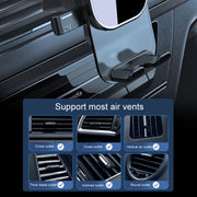 Automotive Navigation Bracket Car Air Vent Phone Fixed Support Clip, Style: Texture Model