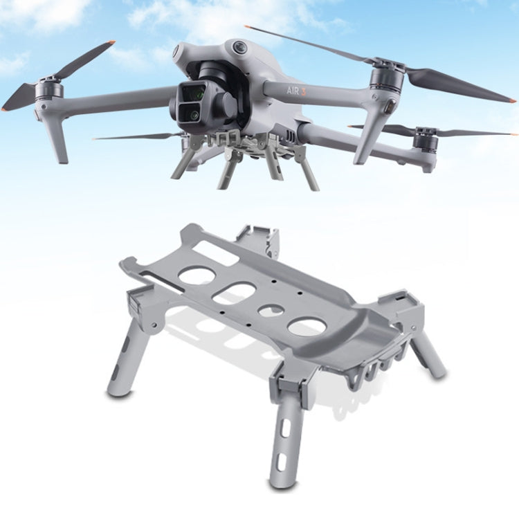 For DJI Air 3 Heightened Landing Gear Body Protection Fall and Crash Proof Folding Extension Kickstand(Gray) - Landing Gear by PMC TechLife | Online Shopping South Africa | PMC TechLife | Buy Now Pay Later Mobicred
