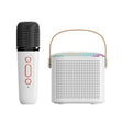 Home Portable Bluetooth Speaker Small Outdoor Karaoke Audio, Color: Y1 White(Monocular wheat) - Microphone by PMC TechLife | Online Shopping South Africa | PMC TechLife | Buy Now Pay Later Mobicred