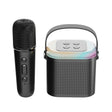 Home Portable Bluetooth Speaker Small Outdoor Karaoke Audio, Color: Y1 Black(Monocular wheat) - Microphone by PMC TechLife | Online Shopping South Africa | PMC TechLife | Buy Now Pay Later Mobicred