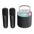 Home Portable Bluetooth Speaker Small Outdoor Karaoke Audio, Color: Y2 Black(Double wheat) - Microphone by PMC TechLife | Online Shopping South Africa | PMC TechLife | Buy Now Pay Later Mobicred