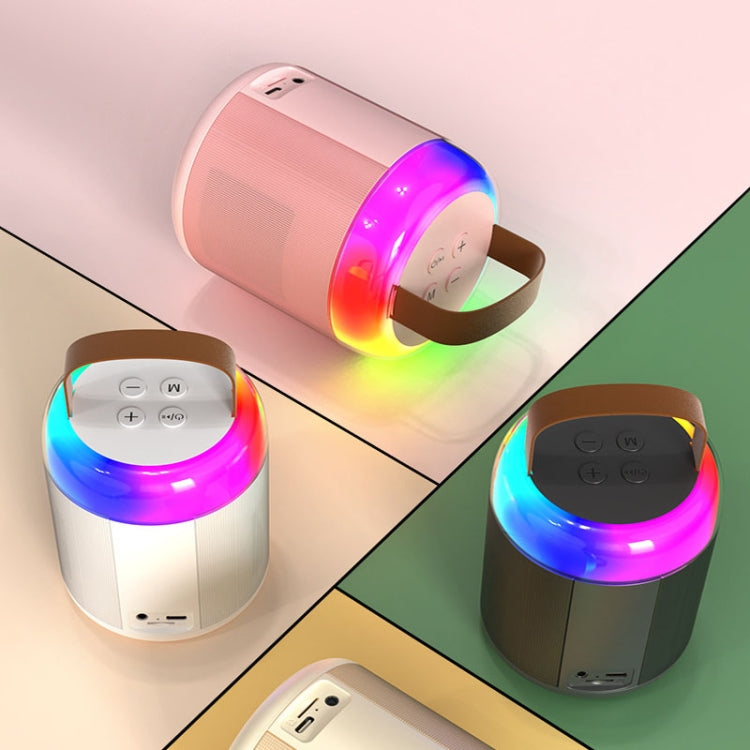 Home Portable Bluetooth Speaker Small Outdoor Karaoke Audio, Color: Y2 Black(Monocular wheat) - Microphone by PMC TechLife | Online Shopping South Africa | PMC TechLife | Buy Now Pay Later Mobicred