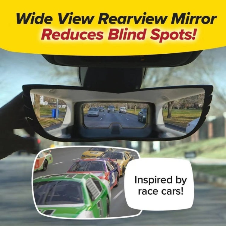 Wide-Angle Rearview Mirror Reduce Blind Spots Fits Most Cars SUVs - Interior Mirrors by PMC TechLife | Online Shopping South Africa | PMC TechLife | Buy Now Pay Later Mobicred