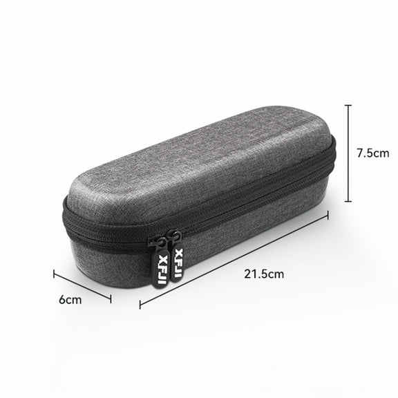 For DJI Osmo Pocket 3 XFJI Storage Box Water-resistant Drop-proof Mini Body Handbag Accessories(Dark Gray)