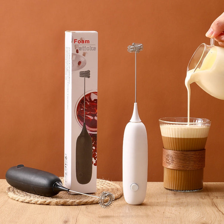Cordless Handheld Milk And Coffee Frother Household Small Baking Mixing Tool(White) - free shipping - PMC TechLife - Order now!
