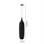 Cordless Handheld Milk And Coffee Frother Household Small Baking Mixing Tool(Black)