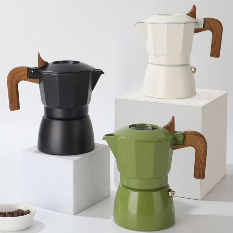 100ml Dual Valve Mocha Pot Espresso Machine Outdoor Coffee Brewing Pot Extraction Tool(Green)