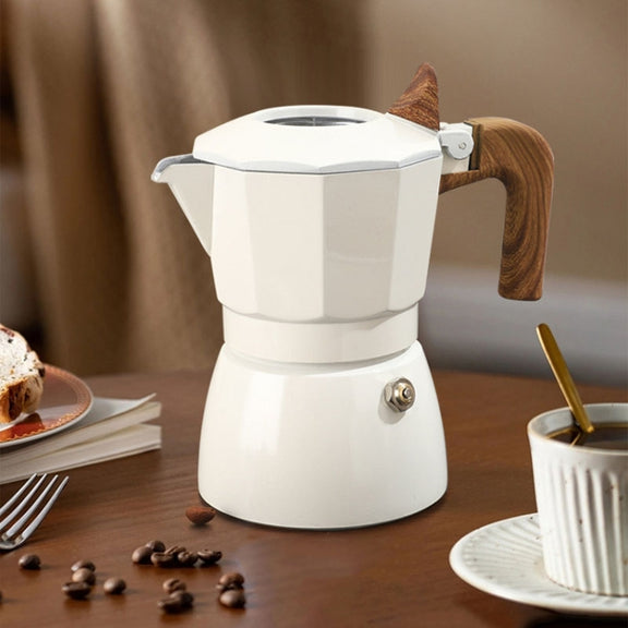 100ml Dual Valve Mocha Pot Espresso Machine Outdoor Coffee Brewing Pot Extraction Tool(Black)