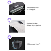 80mm USB+Network Port Thermal Receipt Printer Store Cashier Printer(UK Plug)