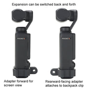 For DJI OSMO Pocket 3 Expansion Bracket Adapter Gimbal Camera Mounting Bracket Accessories, Style: Expand Bracket+Mini Triangle