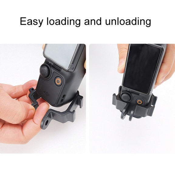 For DJI OSMO Pocket 3 Expansion Bracket Adapter Gimbal Camera Mounting Bracket Accessories, Style: Expand Bracket+Mini Triangle