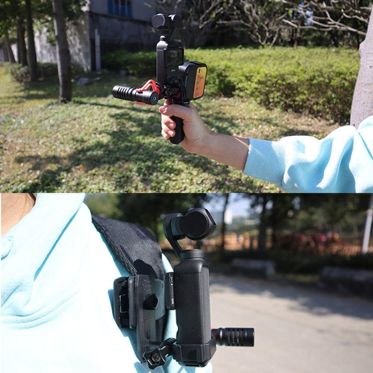 For DJI OSMO Pocket 3 Expansion Bracket Adapter Gimbal Camera Mounting Bracket Accessories, Style: Expand Bracket+Mini Triangle
